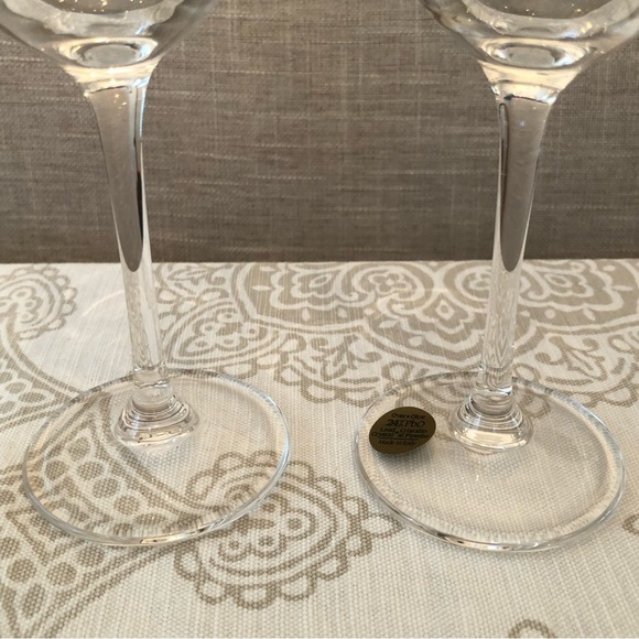 2 Wine Glasses Cordials Crystal Port Sauternes - Picture 3 of 8